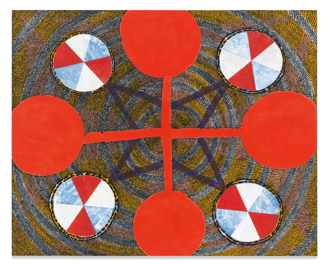 Roy Dowell, untitled #1125, 2019, Acrylic on linen over panel