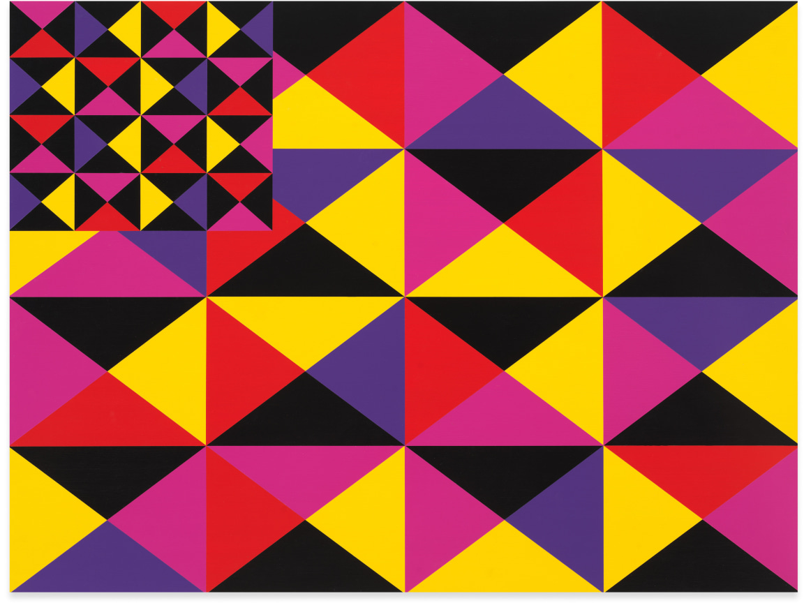 Untitled (Flag V), 2020, Acrylic paint on wood, 36 x 48 inches, 91.4 x 121.9 cm, MMG#33133