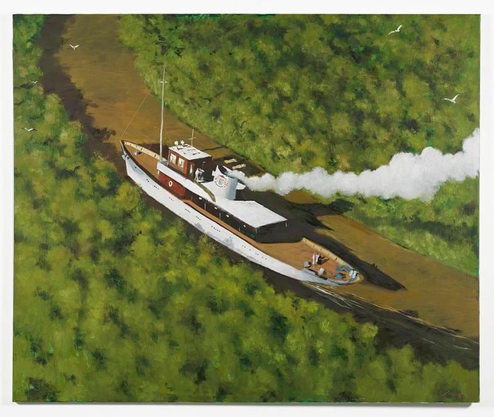 On the Santa Ana, River of Memories, 2014, Oil on canvas, 60 x 71 3/4 inches, 152.4 x 182.2 cm, AMY#22505