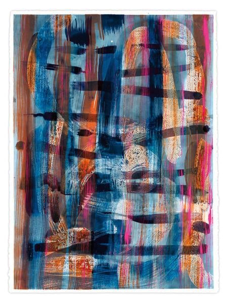 Untitled, 2015, Mixed media on paper, 30 x 22 1/2 inches, 76.2 x 57.2 cm, AMY#27946