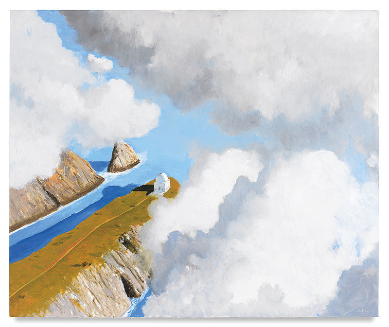 The Flight of Daedalus, 2017, Oil on canvas, 60 x 72 inches, 152.4 x 182.9 cm, MMG#29882