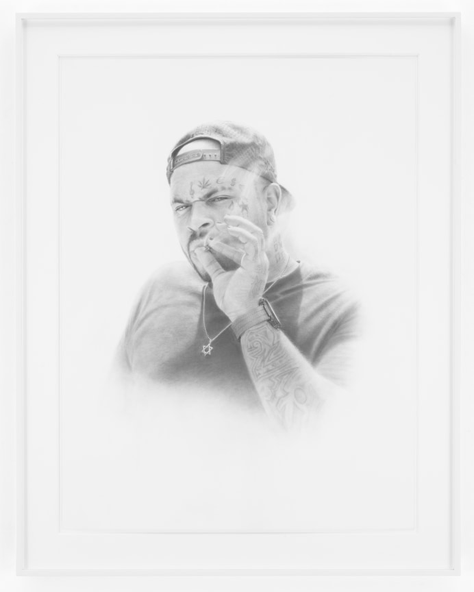 Deadly Friends (Redd), 2015, Graphite on paper, 40 x 30 inches, 101.6 x 76.2 cm, MMG#22488