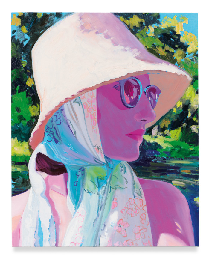 Purple Shadows, 2023, Oil on linen, 30 x 24 inches, 76.2 x 61 cm, MMG#35643