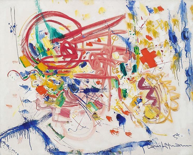 &quot;Laburnum,&quot; 1954, Oil on linen, 40 x 50 inches, 101.6 x 127 cm, A/Y#118