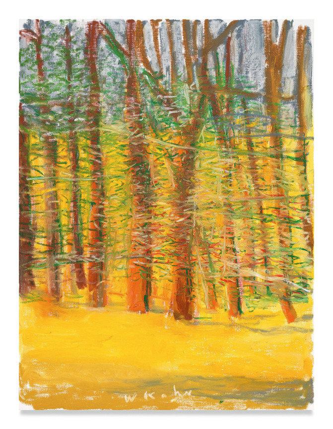 Green in the Foreground, 2018, Oil on canvas, 40 x 30 inches, 101.6 x 76.2 cm, MMG#30688