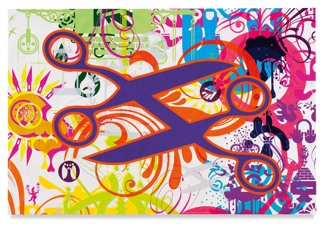 Mindscape 70, 2019,&nbsp;Acrylic and metal leaf on linen,&nbsp;24 x 36 inches,&nbsp;61 x 91.4 cm,&nbsp;MMG#31706