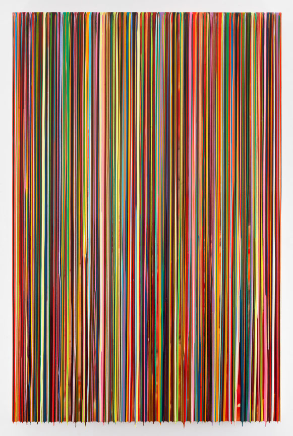 MYWORLDISNOTMYWORLD, 2016, Epoxy resin and pigments on wood, 90 x 60 inches, 228.6 x 152.4 cm, AMY#28434