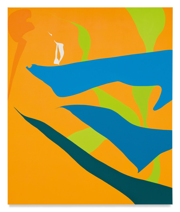 Swell, 2021, Oil on linen blend, 67 x 56 inches, 170.2 x 142.2 cm, MMG#34058