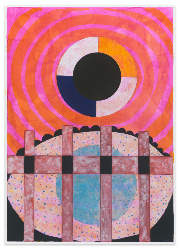 untitled #1217, 2022, Acrylic on illustration board,