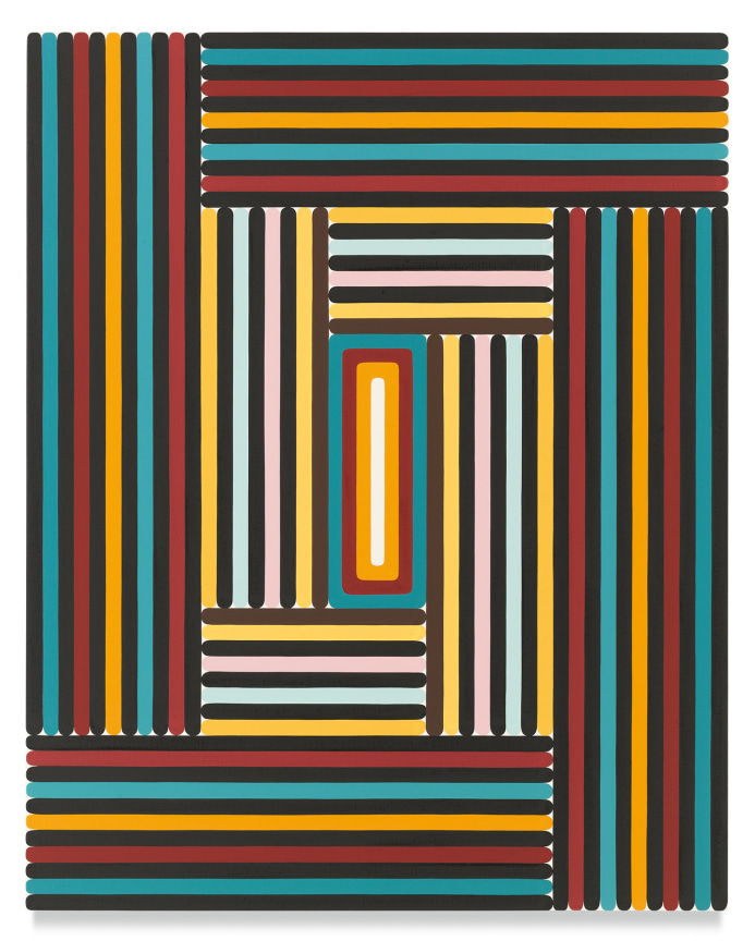 Warren Isensee, Djanga, 2017, Oil on canvas, 40 x 32 inches