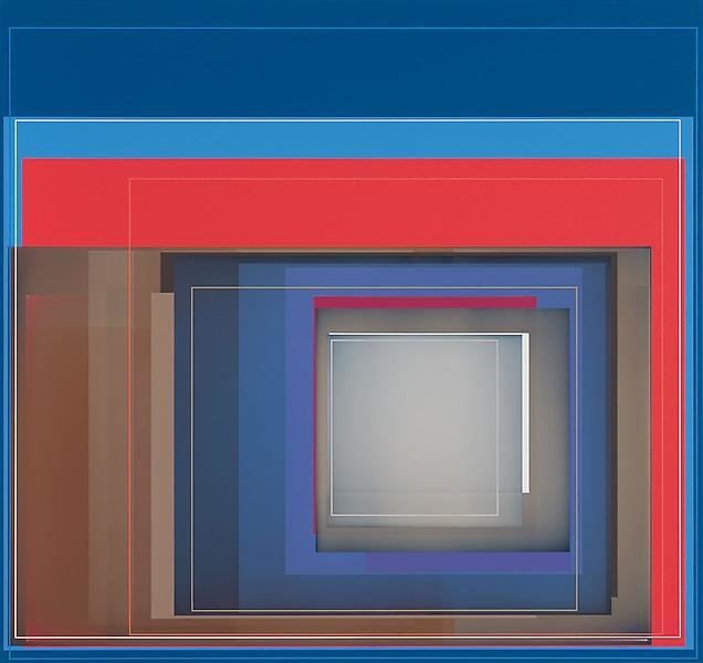 &quot;Slow and Low,&quot; 2010, Acrylic on canvas, 33 x 35 inches, 83.8 x 88.9 cm, A/Y#19636