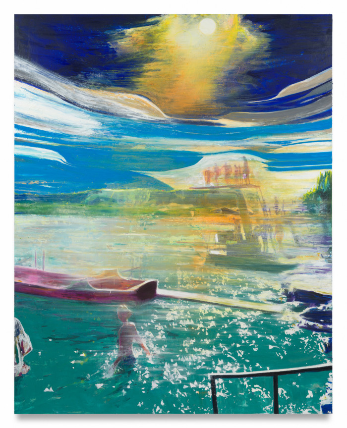 Bathers, 2025, Oil on linen, 98 x 78 inches, 248.9 x 198.1 cm, MMG#37742