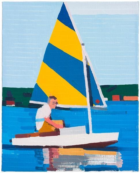 Guy Yanai, The Old, 2014, Oil on linen, 14 1/2 x 11 3/4 inches, 37 x 30 cm, A/Y#22006