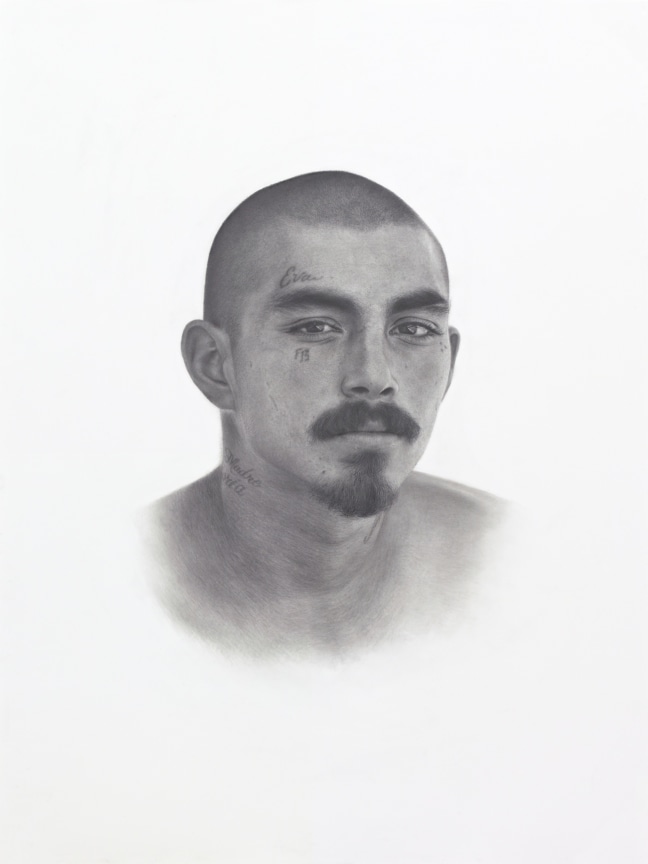 Deadly Friends (Eva), 2013, Graphite on paper, 40 x 30 inches, 101.6 x 76.2 cm, MMG#21960