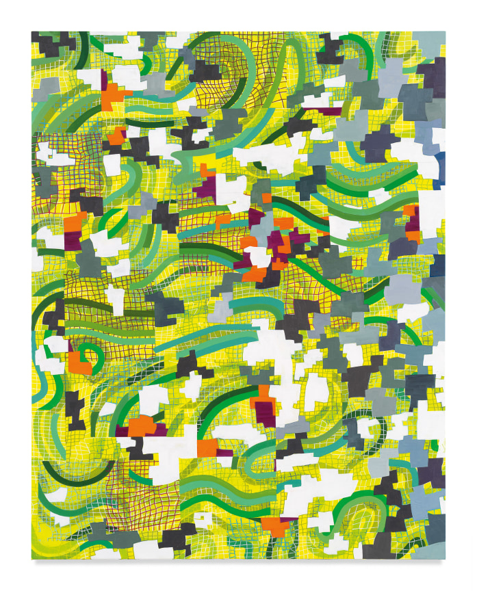 Simulated Scheme, 2023, Oil on canvas, 70 x 55 inches, 177.8 x 139.7 cm, MMG#35333