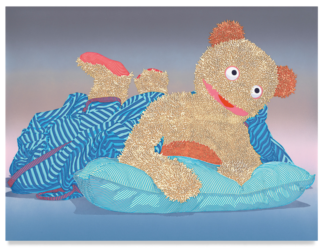 Nigel, Awakening From the Meaning Crisis (After JV), 2022, Oil and acrylic on canvas, 36 x 48 inches, 91.4 x 121.9 cm, MMG#34016