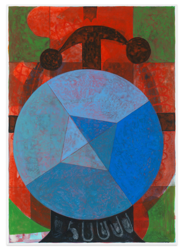 untitled #1215, 2022, Acrylic on illustration board,