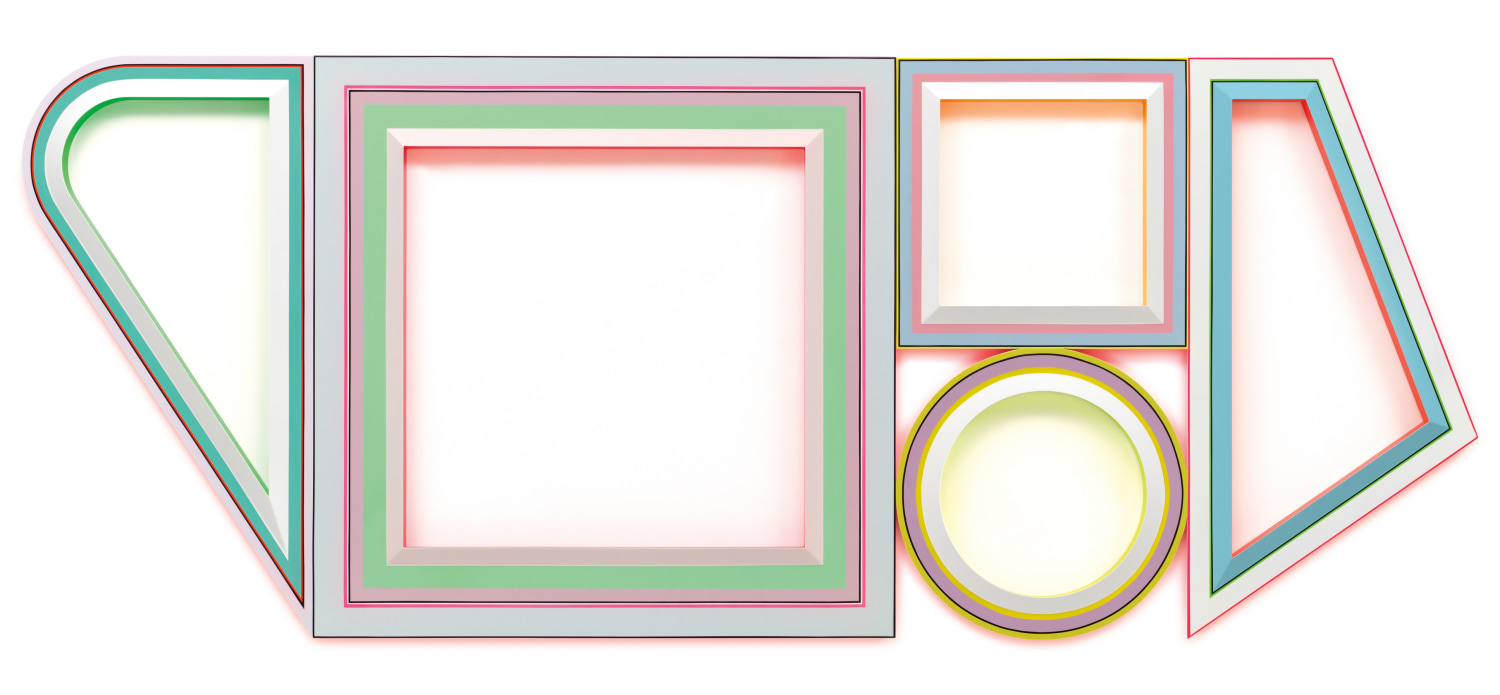 Untitled (High Blood Pressure, Depression, Depression, Abortion, Anxiety), 2022, Urethane paint on wood,