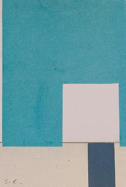 &quot;Muskogee,&quot; 2009, NYT newsprint collage, 6 x 4 inches, 15.2 x 10.2 cm, A/Y#20131