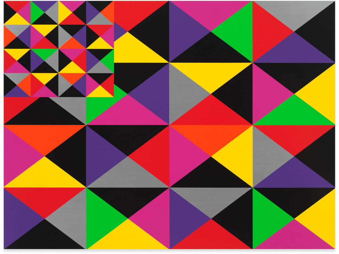 Untitled (Flag VII), 2020, Acrylic paint on wood, 36 x 48 inches, 91.4 x 121.9 cm,&nbsp;MMG#33135