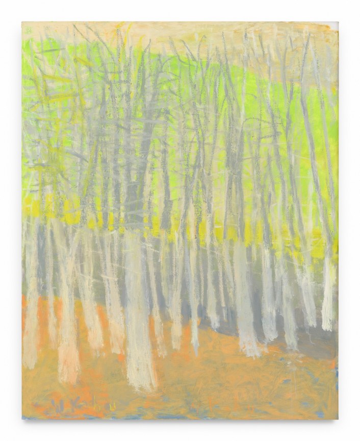 Gray Trunks, 2013, Oil on canvas, 40 x 30 inches, 101.6 x 76.2 cm, MMG#37537