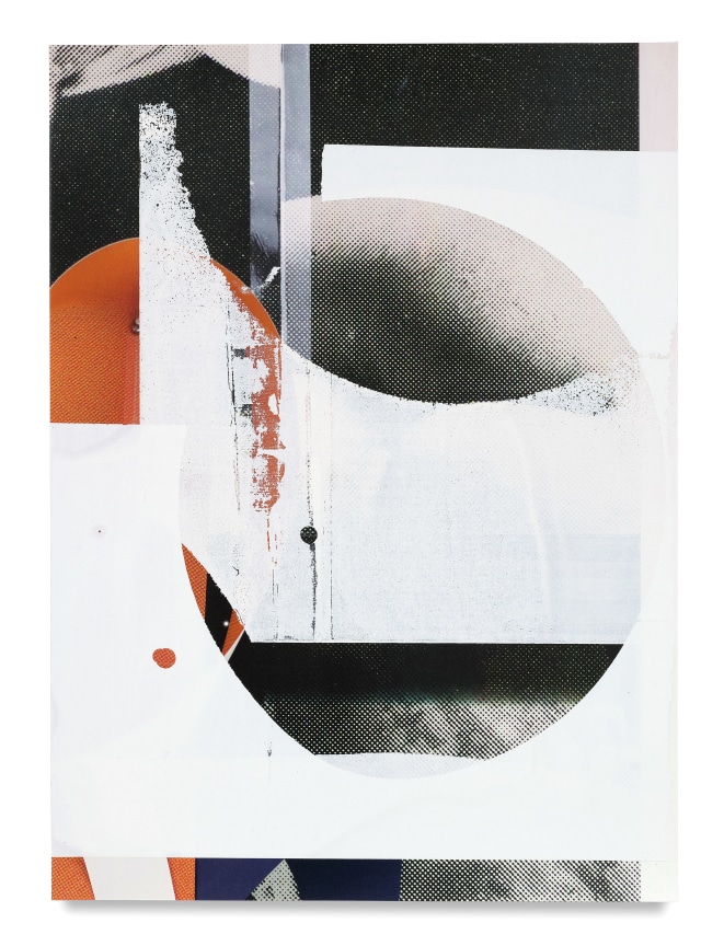 Kevin Appel, Untitled Composite, 2017, Oil and UV cured ink on paper