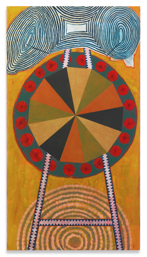 Roy Dowell,&nbsp;untitled #1169, 2020, Acrylic paint on linen over panel, 60 x 33 inches, 152.4 x 83.8 cm