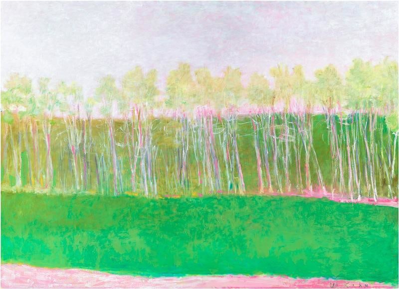 Green Saturation, 2011, Oil on canvas, 52 x 72 inches, 132.1 x 182.9 cm, A/Y#19651