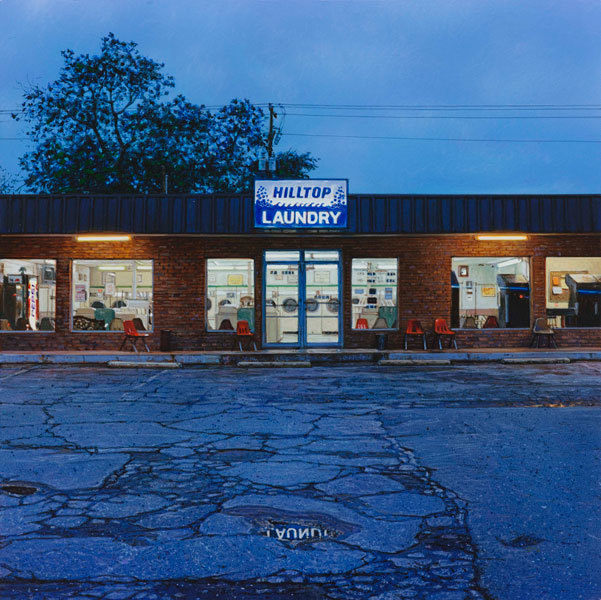 Hilltop Laundry, 2012, Acrylic on panel, 6 x 6 inches, 15.2 x 15.2 cm, A/Y#20746