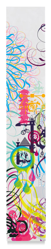 Mindscape 65, 2019,&nbsp;Acrylic on linen,&nbsp;72 x 12 inches,&nbsp;182.9 x 30.5 cm,&nbsp;MMG#31701