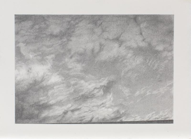 Clouds #5, 2013, Graphite on paper, 5 1/4 x 7 1/4 inches, 13.3 x 18.4 cm, A/Y#21664