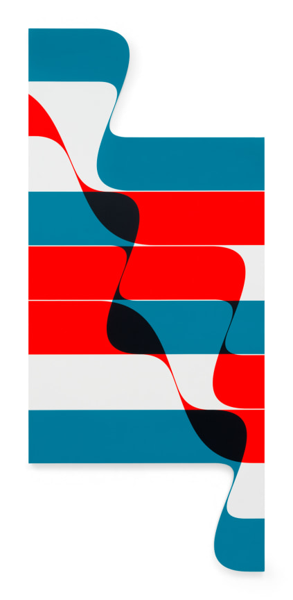 Imperfect Joints, 2024, Acrylic on canvas, 67 1/4 x 29 1/8 inches, 170.8 x 74 cm, MMG#37486