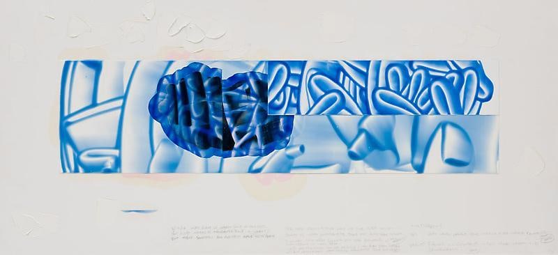 DAVID REED, &quot;Studio Still: #12, 2012,&quot; 2012, Oil and alkyd on illustration board, 12 1/2 x 27 5/8 inches, 31.8 x 70.2 cm, A/Y#20258