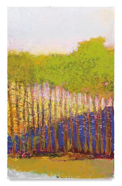 Blue Diagonal , 2016, Oil on canvas, 48 x 30 inches, 121.9 x 76.2 cm, AMY#28770