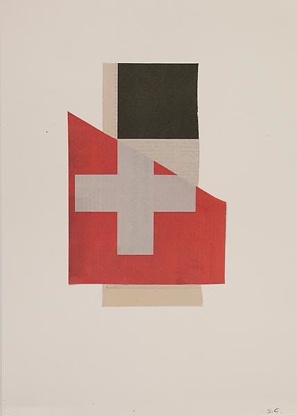 &quot;New Ulm, Minnesota,&quot; 2009, NYT newsprint collage, 14 1/8 x 10 inches, 35.9 x 25.4 cm, A/Y#20145