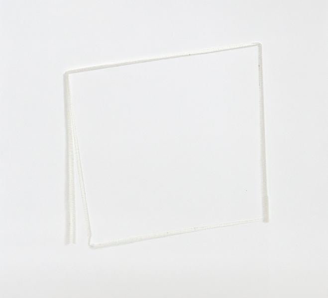 Untitled, 2013, Cotton cloth on paper, 17 x 17 inches, 43.2 x 43.2 cm, A/Y#22063