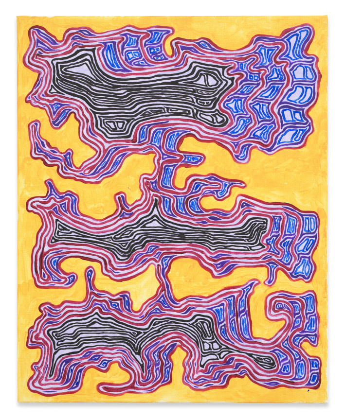 Ascension Balconies, 2018, Acrylic on canvas, 20 x 16 inches, 50.8 x 40.6 cm, MMG#34700