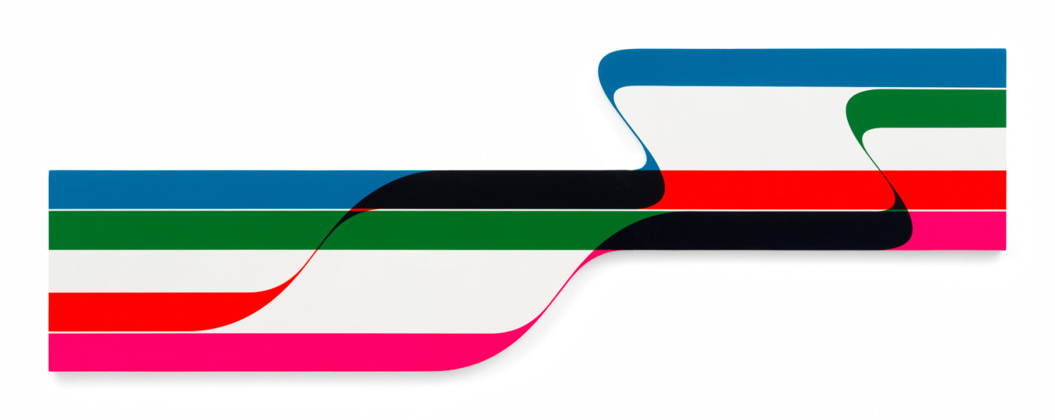 Transparent Opacity, 2024, Acrylic on canvas, 23 1/2 x 70 inches, 59.7 x 177.8 cm, MMG#37493