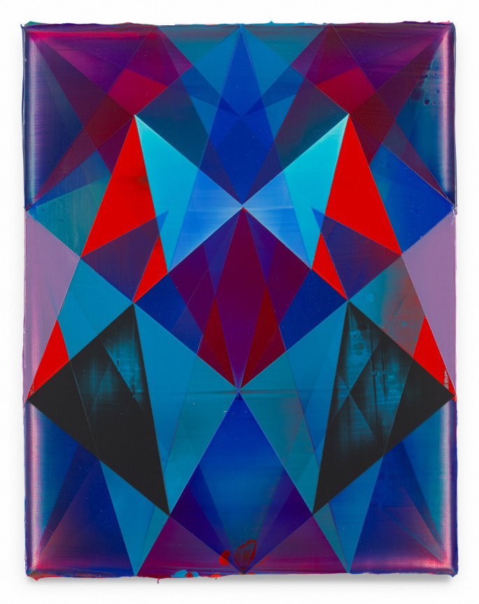 Destroyer, 2025, Acrylic on linen, 11 7/8 x 9 1/2 inches, 30.2 x 24.1 cm, MMG#37779