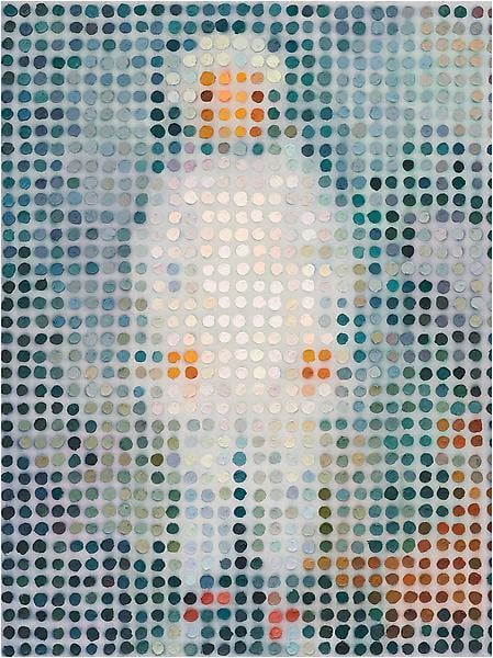 &quot;622 (Pierrot After Watteau After Picasso After Gary Clarke),&quot; 2012, Oil on linen, 72 x 64 inches, 182.9 x 162.6 cm, A/Y#20574