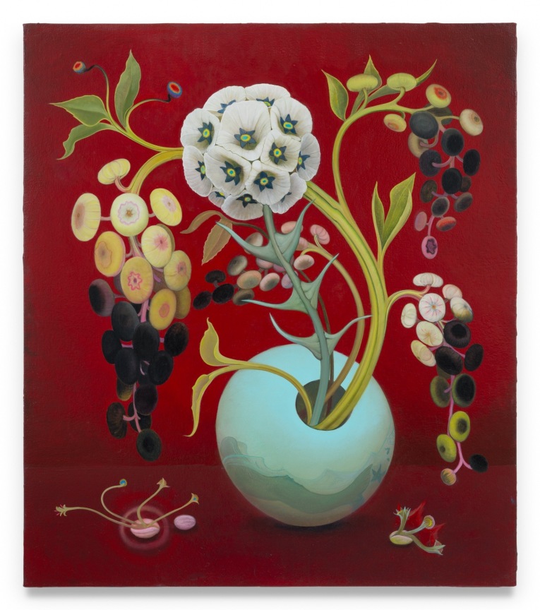 Aqua Vitae, 2024, Enamel on canvas, 32 x 28 inches, 81.3 x 71.1 cm, MMG#37298