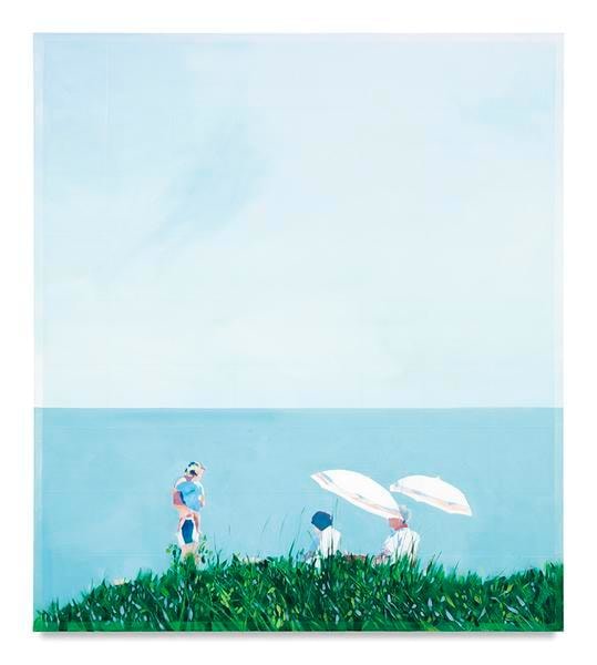 Dune, 2017, Mixed media oil on canvas, 63 x 56 inches, 160 x 142.2 cm, AMY#28901