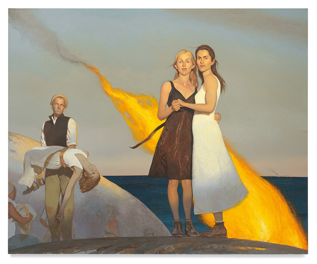 Diaspora, 2016, Oil on linen, 82 x 100 inches, 208.3 x 254 cm, MMG#28819