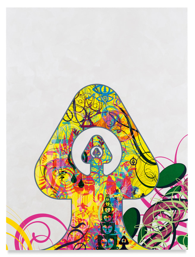 Mindscape 16, 2019,&nbsp;Acrylic and metal leaf on linen,&nbsp;48 x 36 inches,&nbsp;121.9 x 91.4 cm,&nbsp;MMG#31652