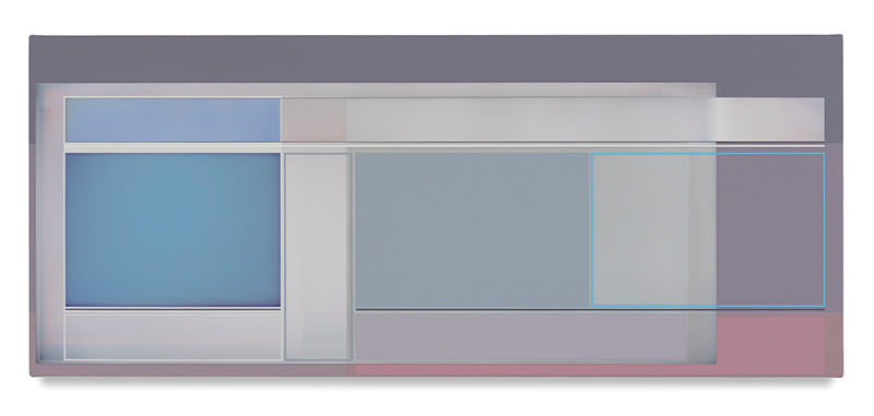 The Calm, 2016, Acrylic on canvas, 15 x 36 inches, 38.1 x 91.4 cm, AMY#28644