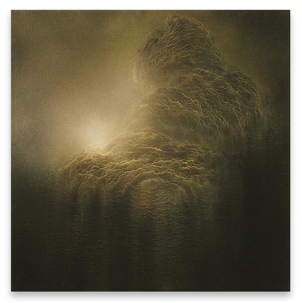 Untitled, 2017, Pigment and gold dust on linen 24 x 24 inches, 61 x 61 cm, AMY#29588