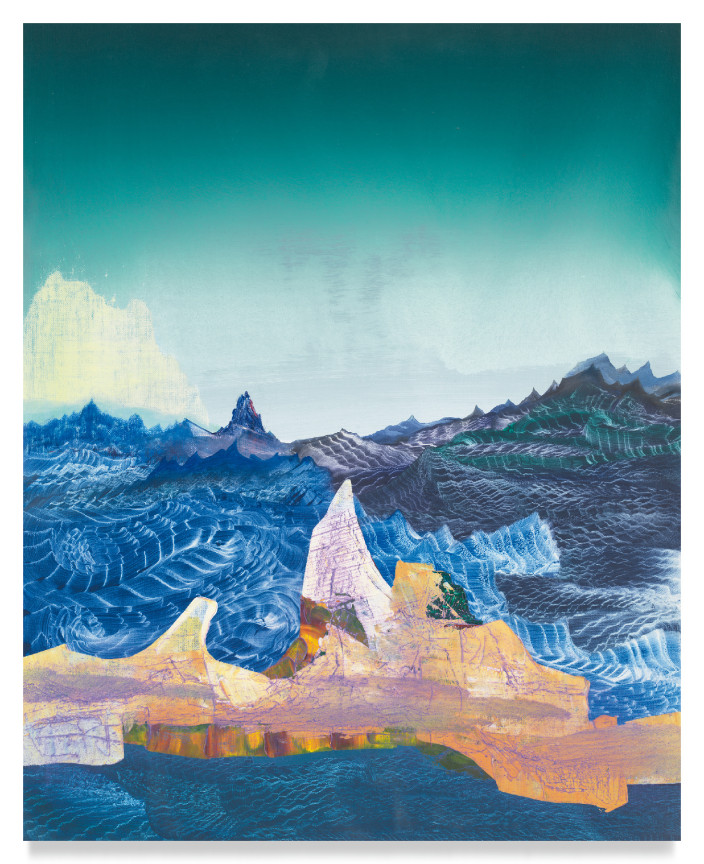 Calcium, 2021, Oil on linen, 20 x 16 inches, 50.8 x 40.6 cm, MMG#33853