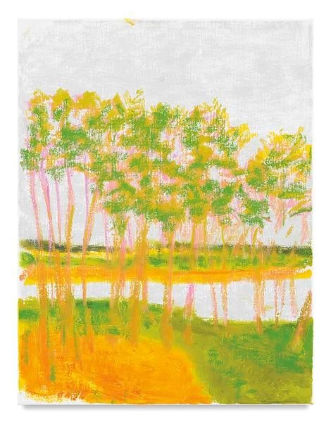 Water the Color of the Sky, 2016, Oil on canvas, 25 1/2 x 19 3/4 inches, 64.8 x 50.2 cm, AMY#28617