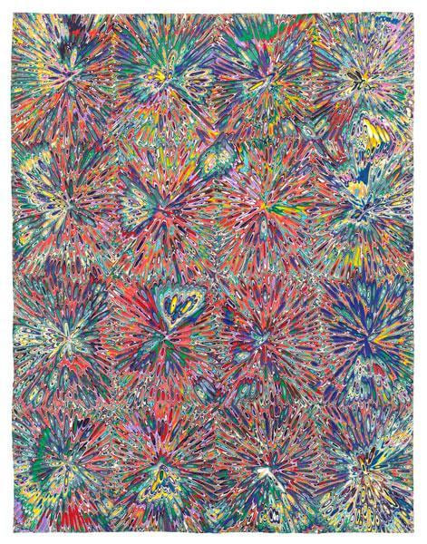 Untitled #9, 2015, Acrylic on wood panel, 18 x 14 inches, 45.7 x 35.6 cm, A/Y#22457