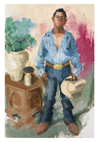 Francisco, 2014, Oil on canvas, 72 x 48 inches, 182.9 x 121.9 cm, AMY#22521